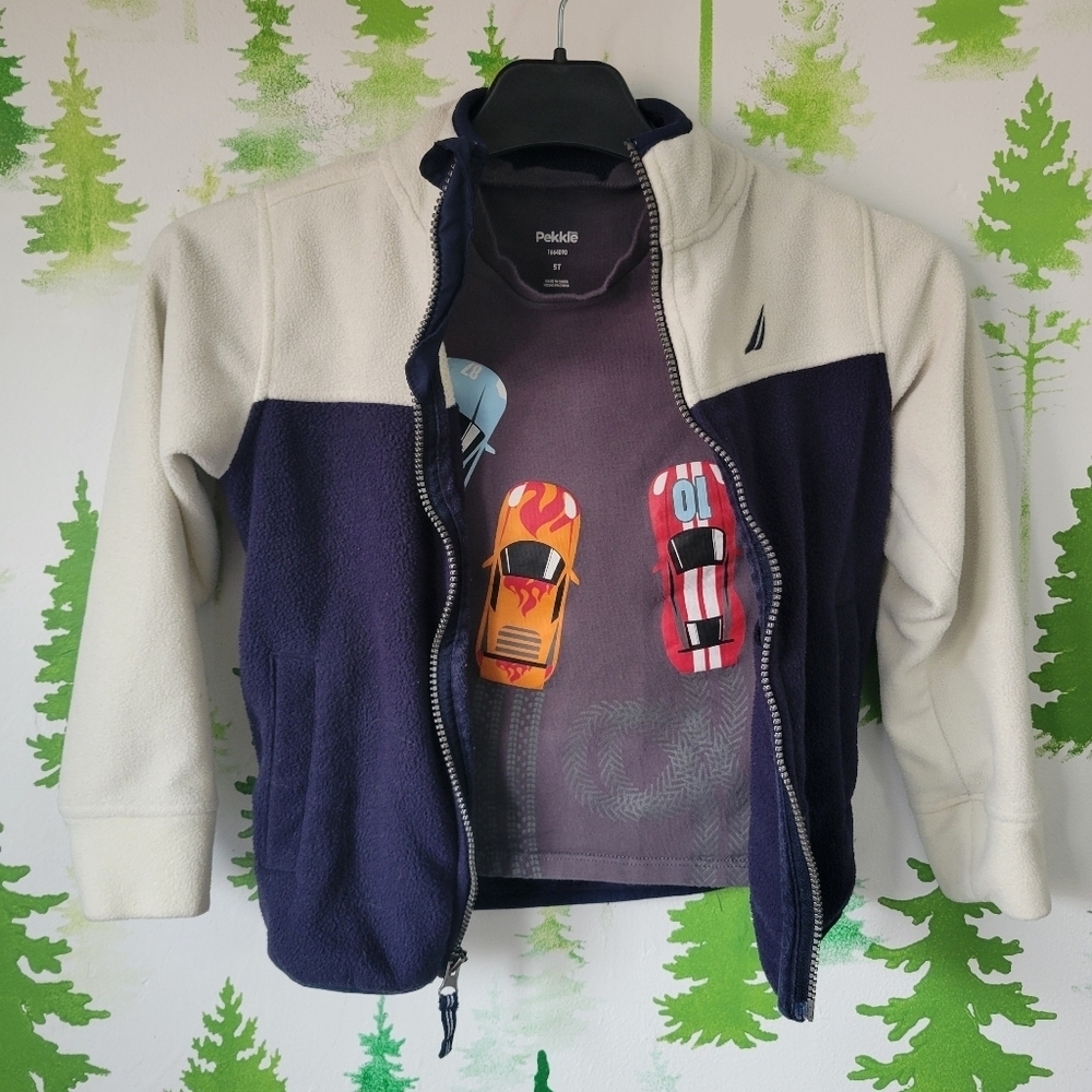 Nautica Boys Jacket With Tee.